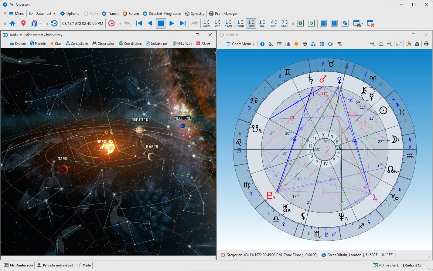 form 3D solar system