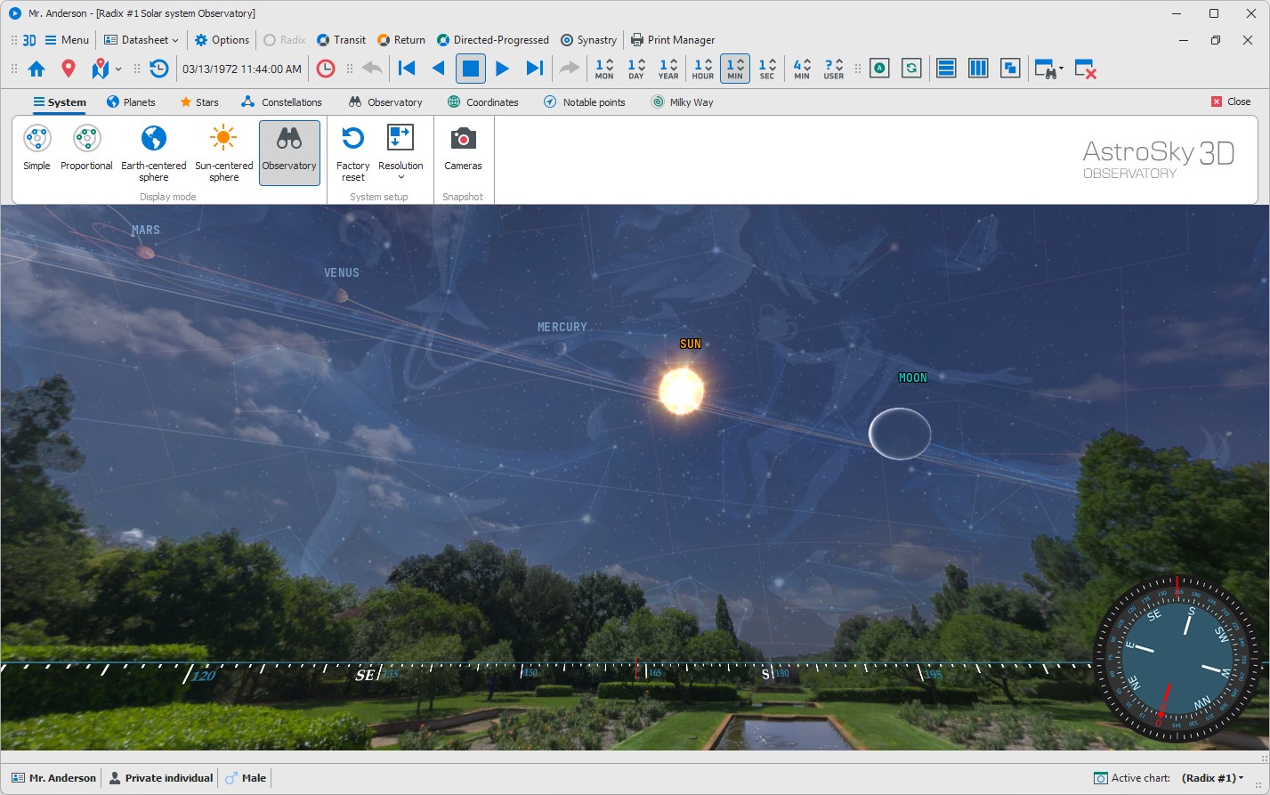 form 3D solar system